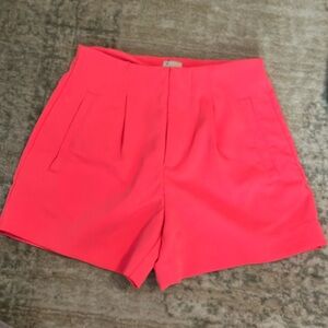 A new day brand high rise dress shorts bright pink